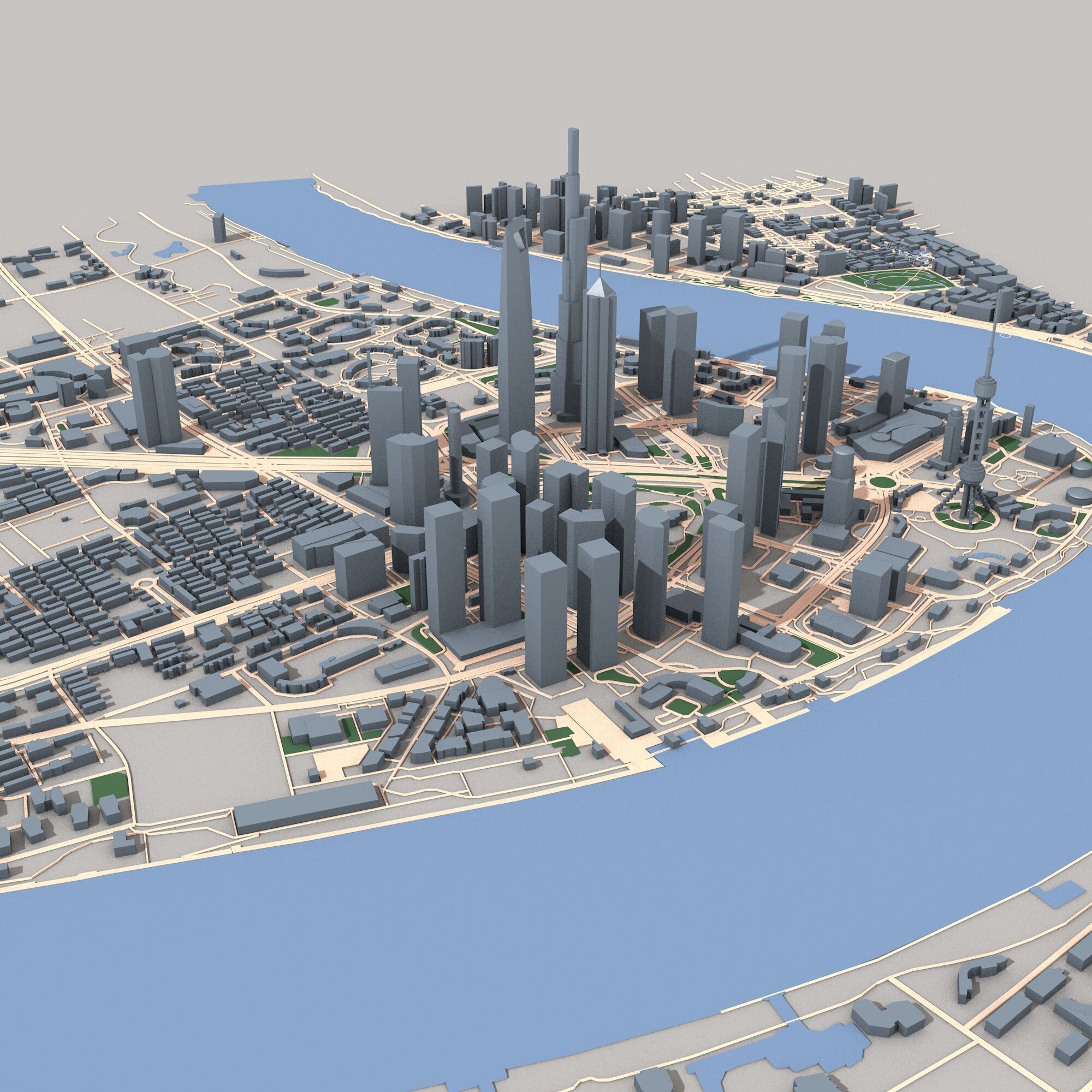 Shanghai Tower 3D model_7