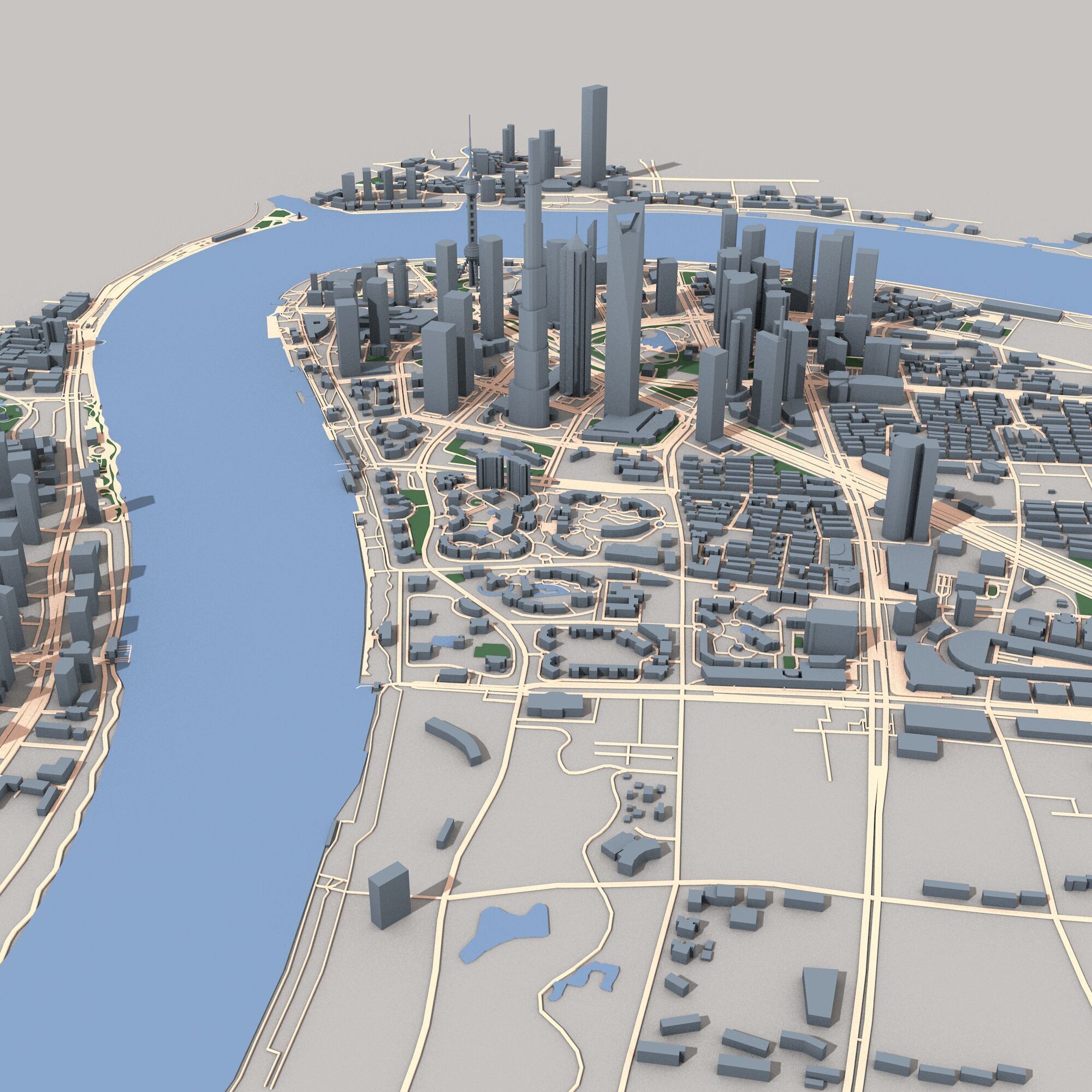 Shanghai Tower 3D model_2