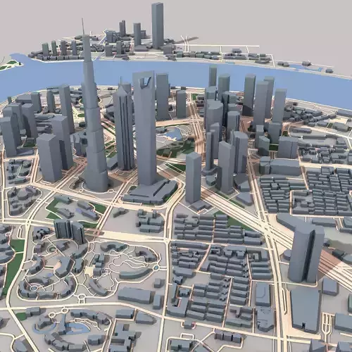Shanghai Tower 3D model