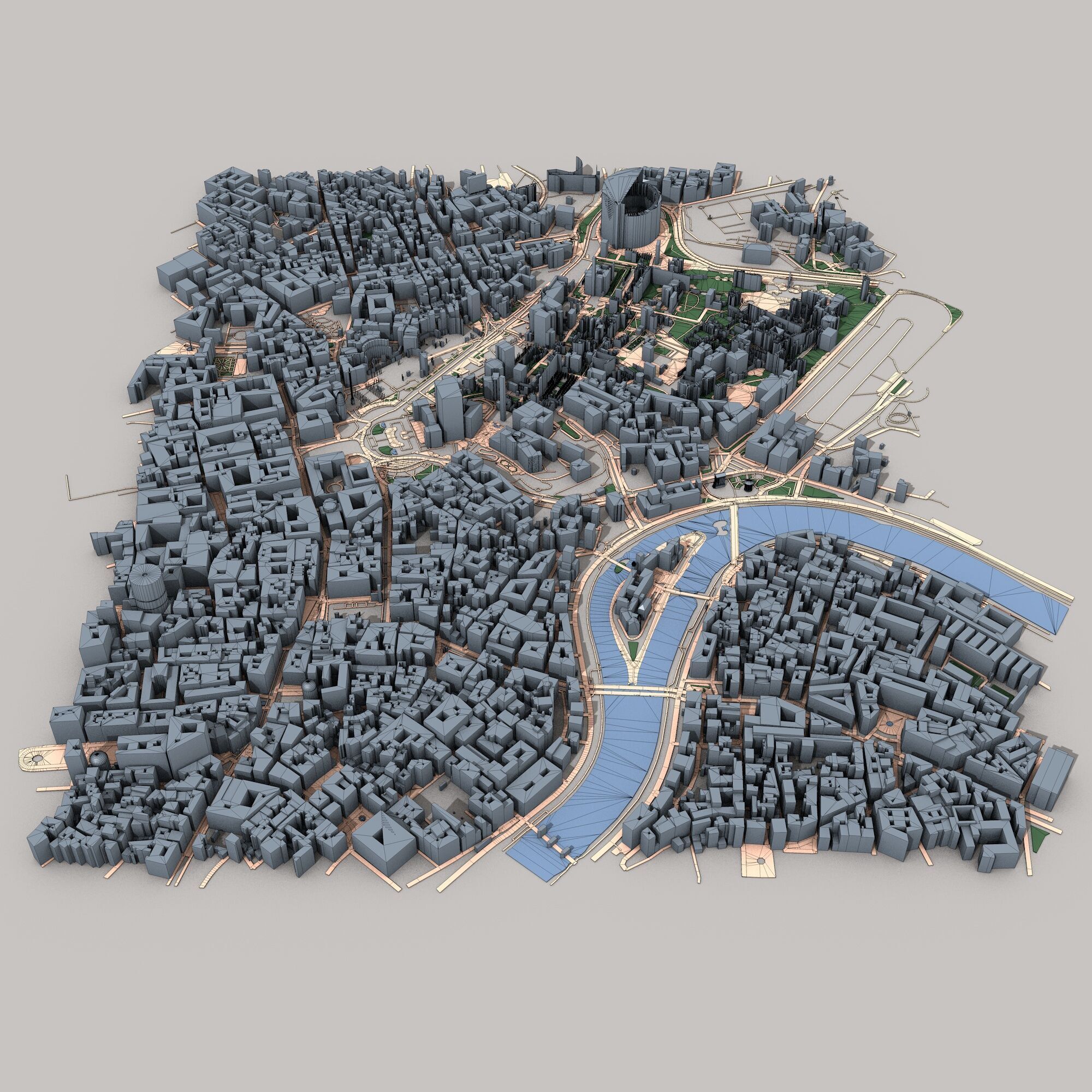 Rome Capital of Italy 3D model_4