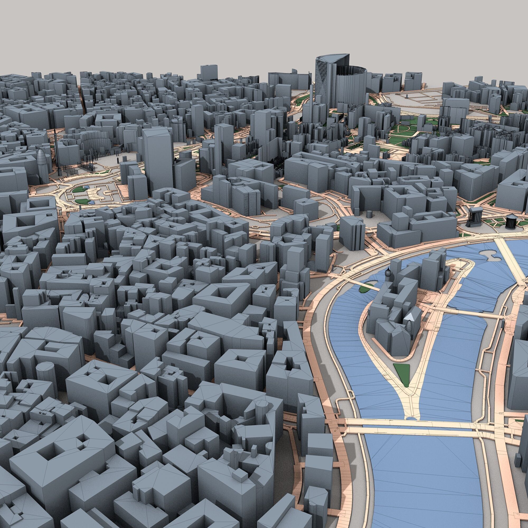 Rome Capital of Italy 3D model_5