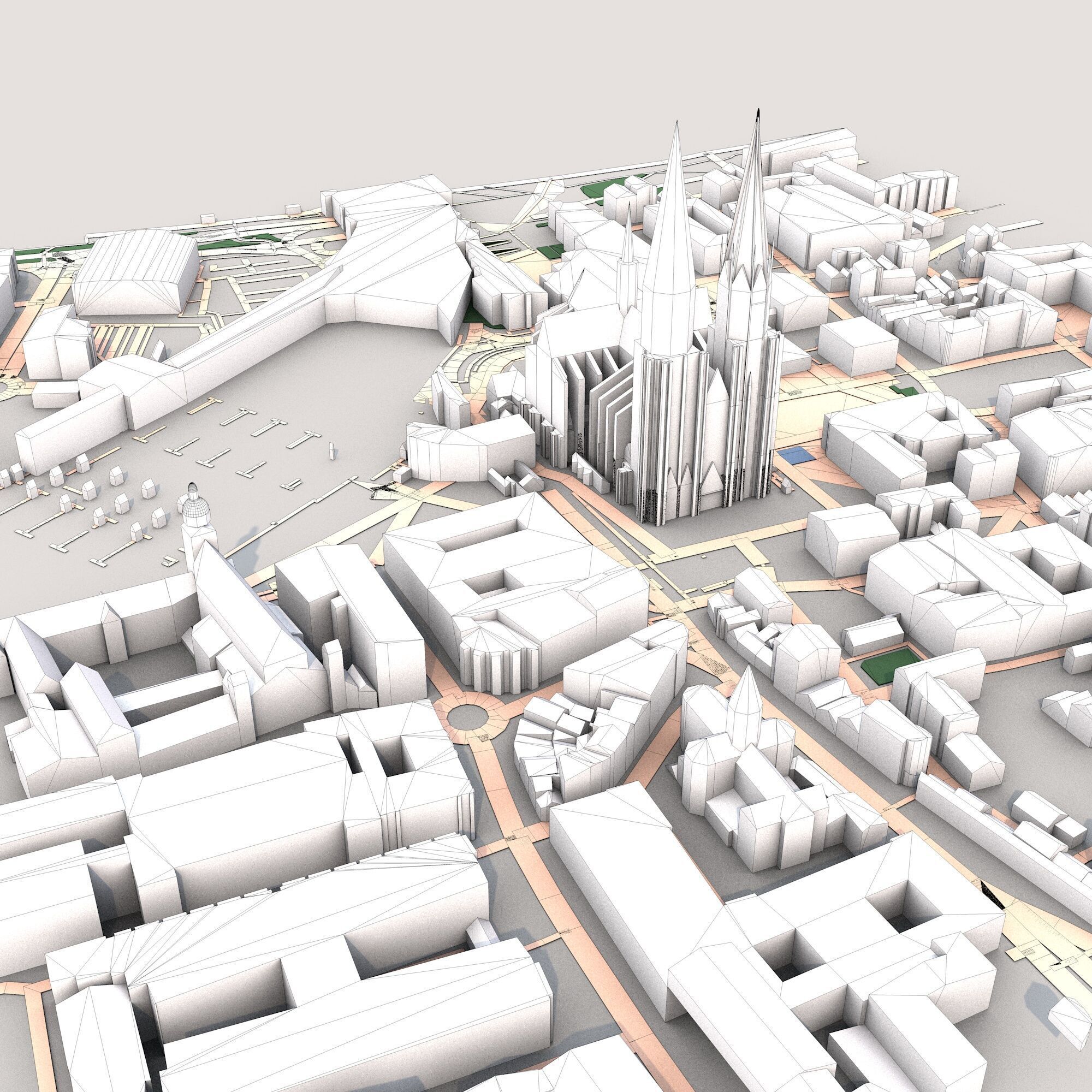 Cologne Cathedral Germany 3D model_5