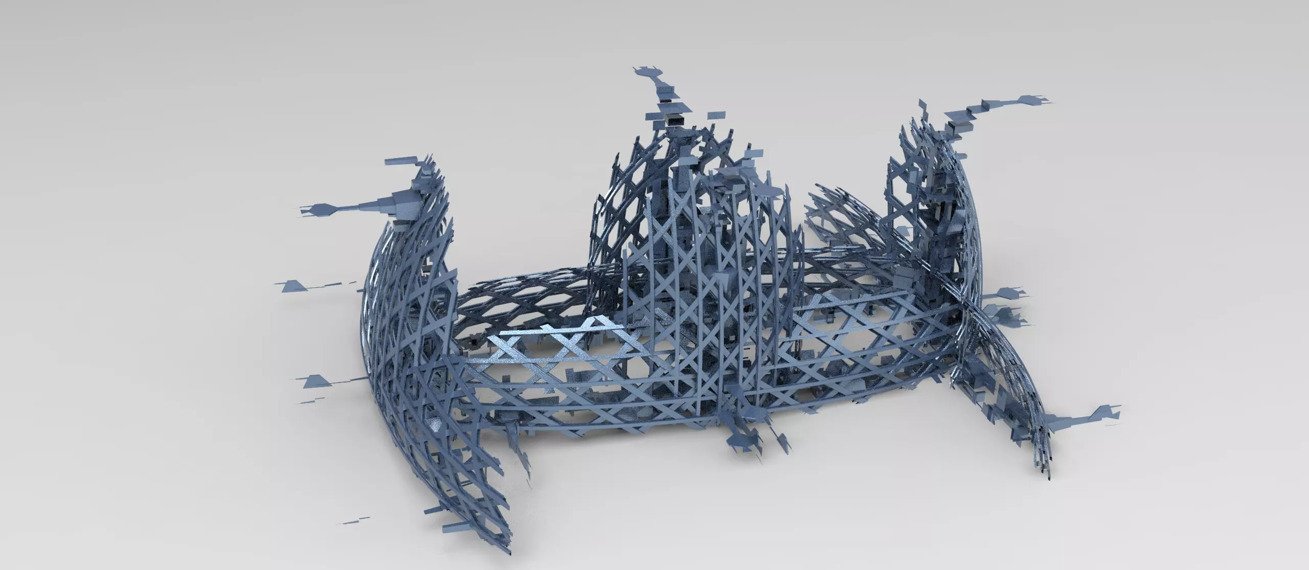 cybercliff tower floor 3D model