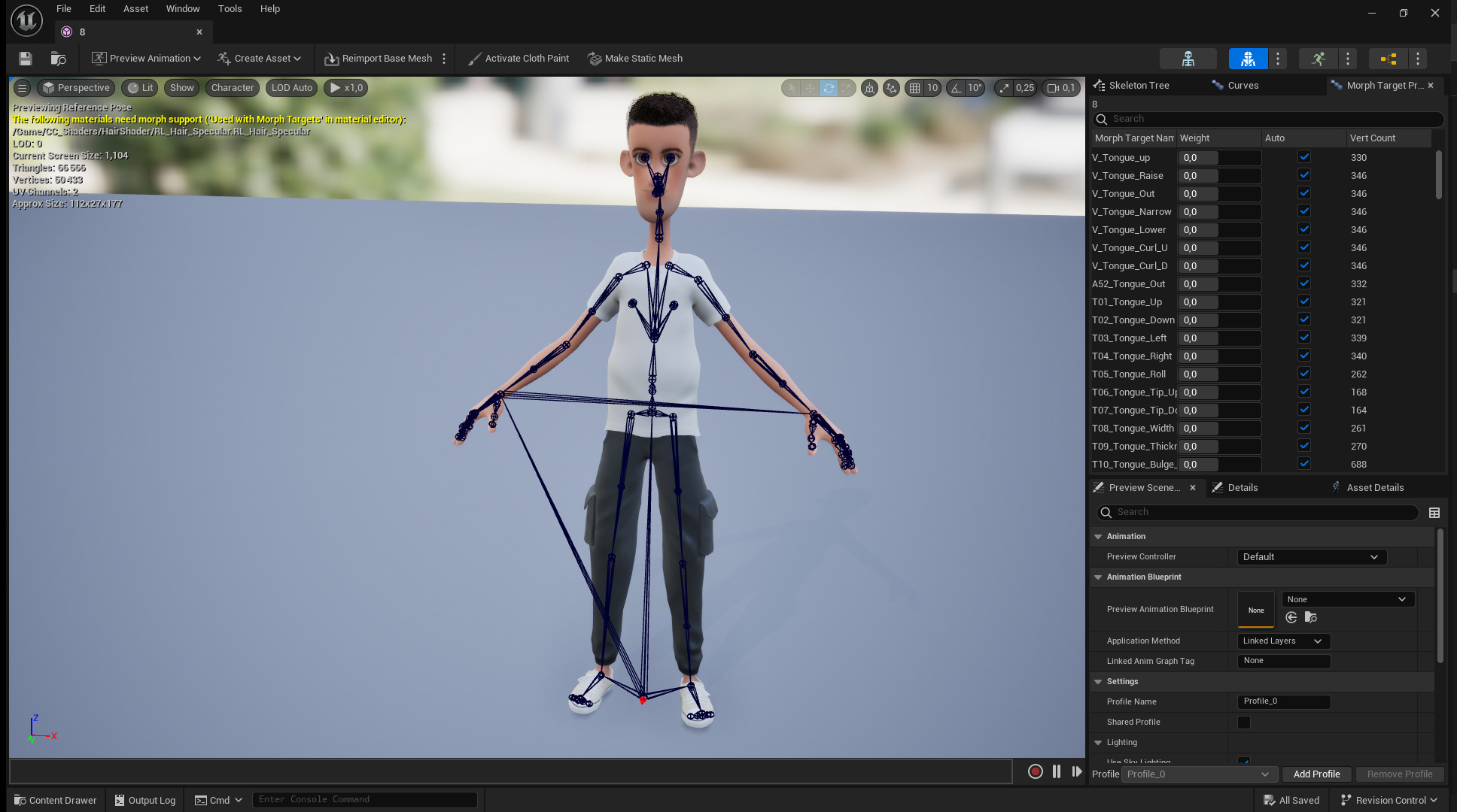 Fun and Quirky Male Rigged Exaggerated Toon 3D Guy Low-poly 3D model_24