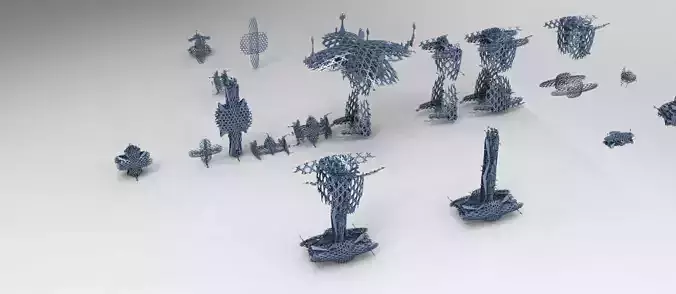 Diamond Cyberpunk Boss Tower collection