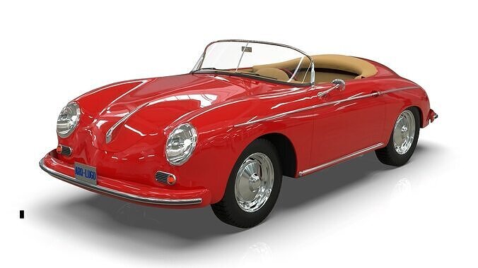  Porsche C365 Speedster 1966  3D model