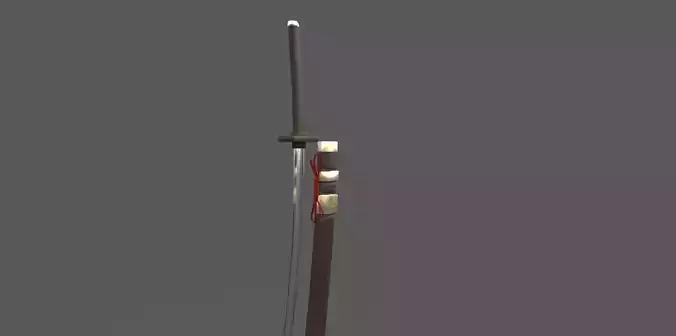 3D Katana Model Low-poly 3D model