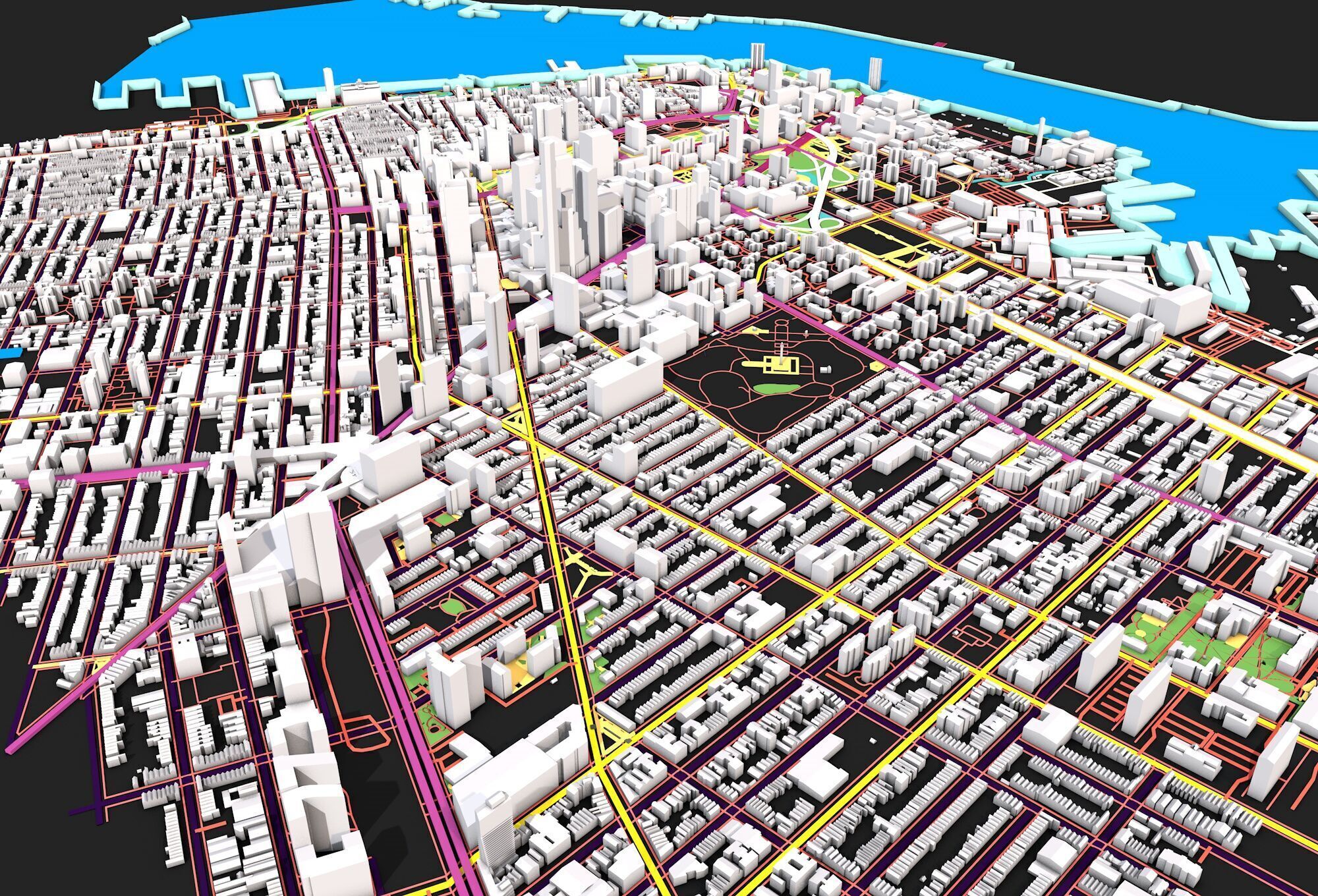 City 5 3D model_2