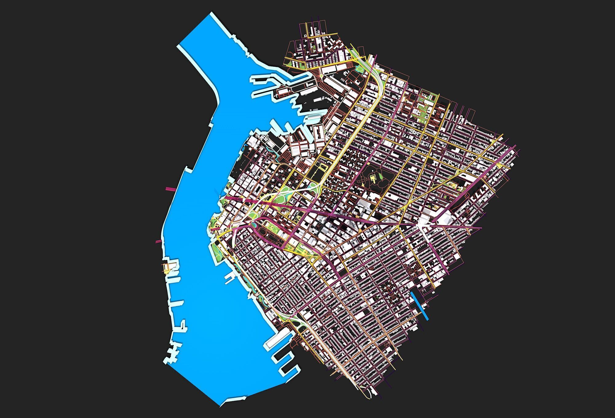 City 5 3D model_9