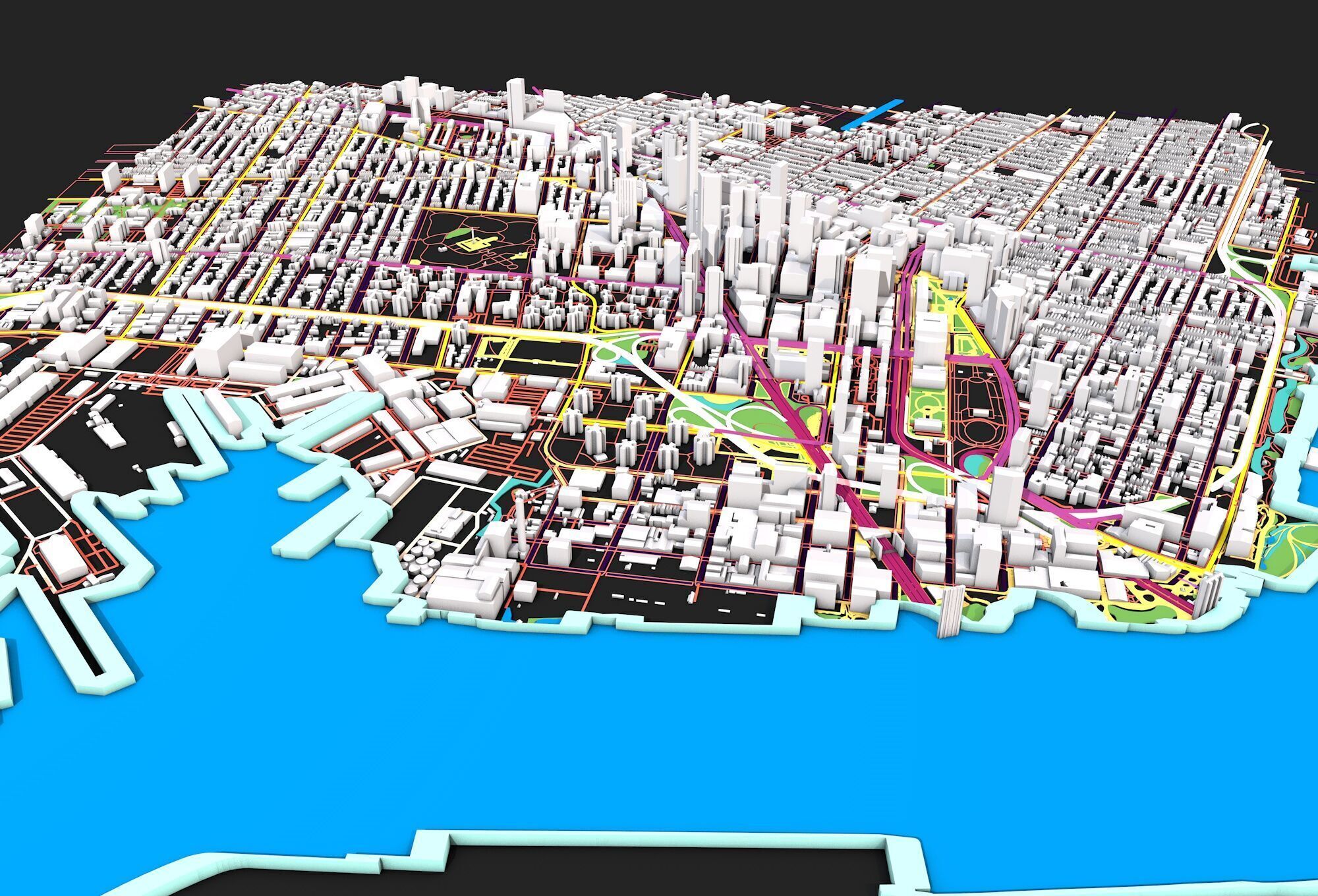 City 5 3D model_5