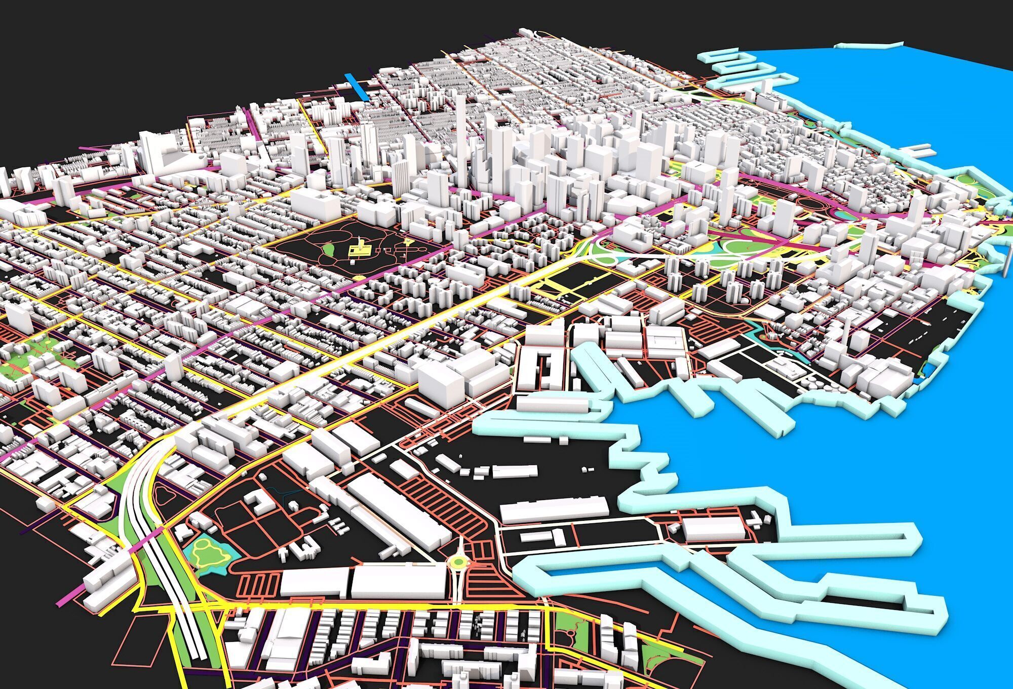 City 5 3D model_4