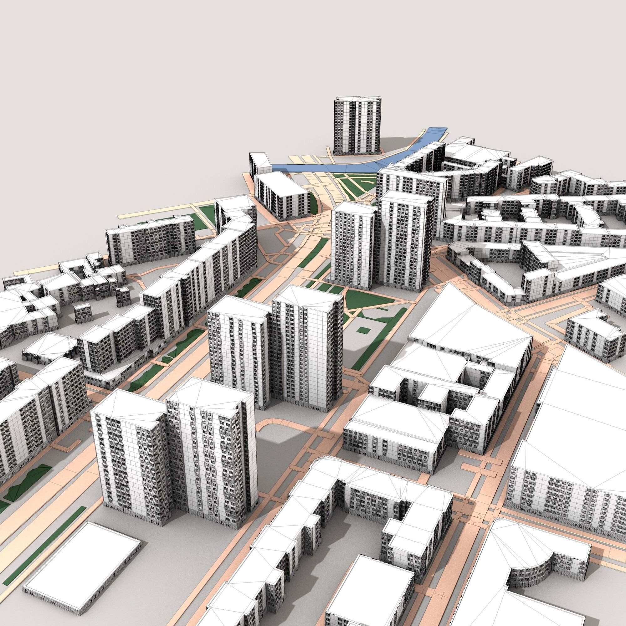 City 8 3D model_6