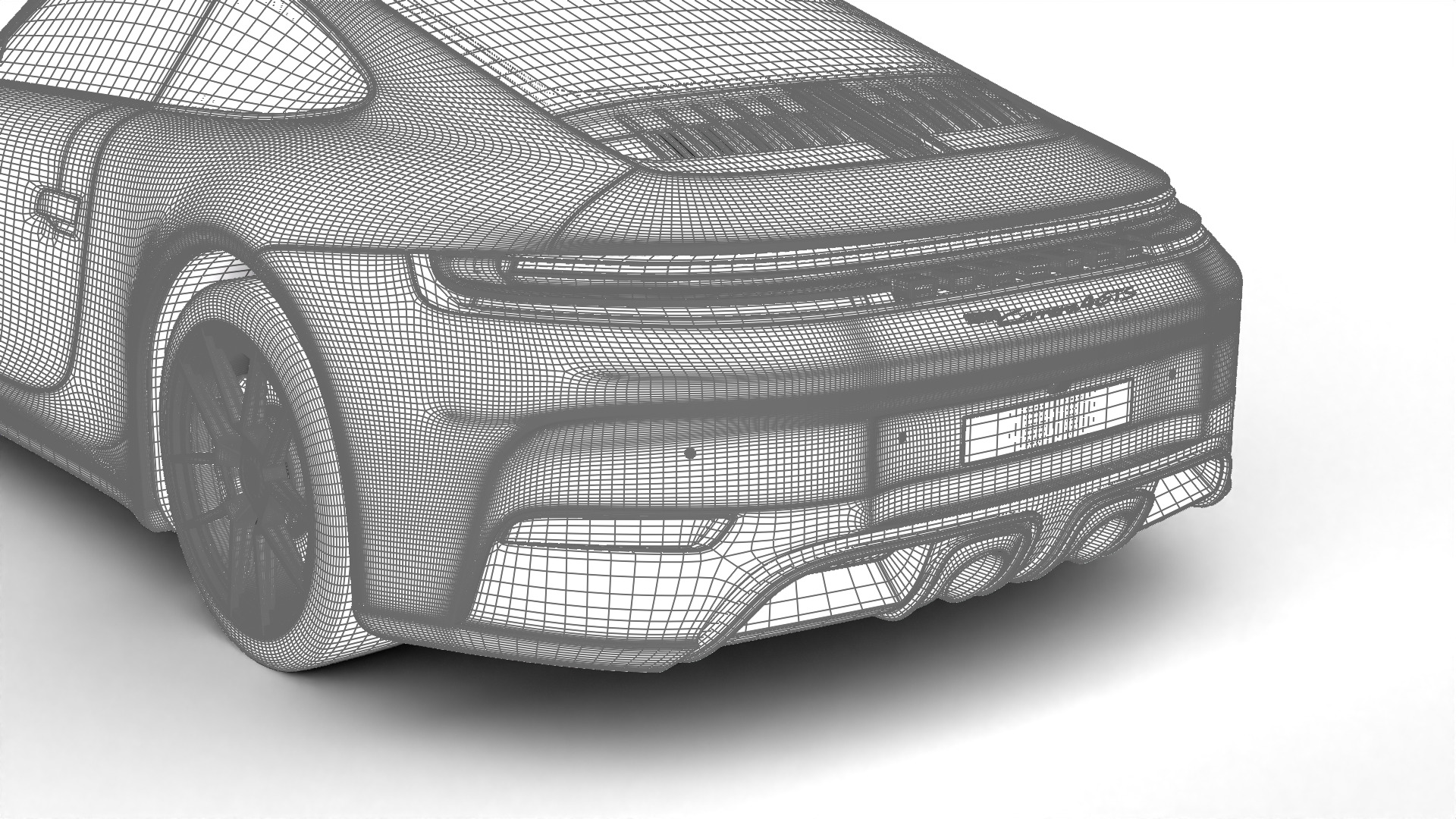 Porsche 911 Carrera 4GTS 2025 3d model 3D model_34