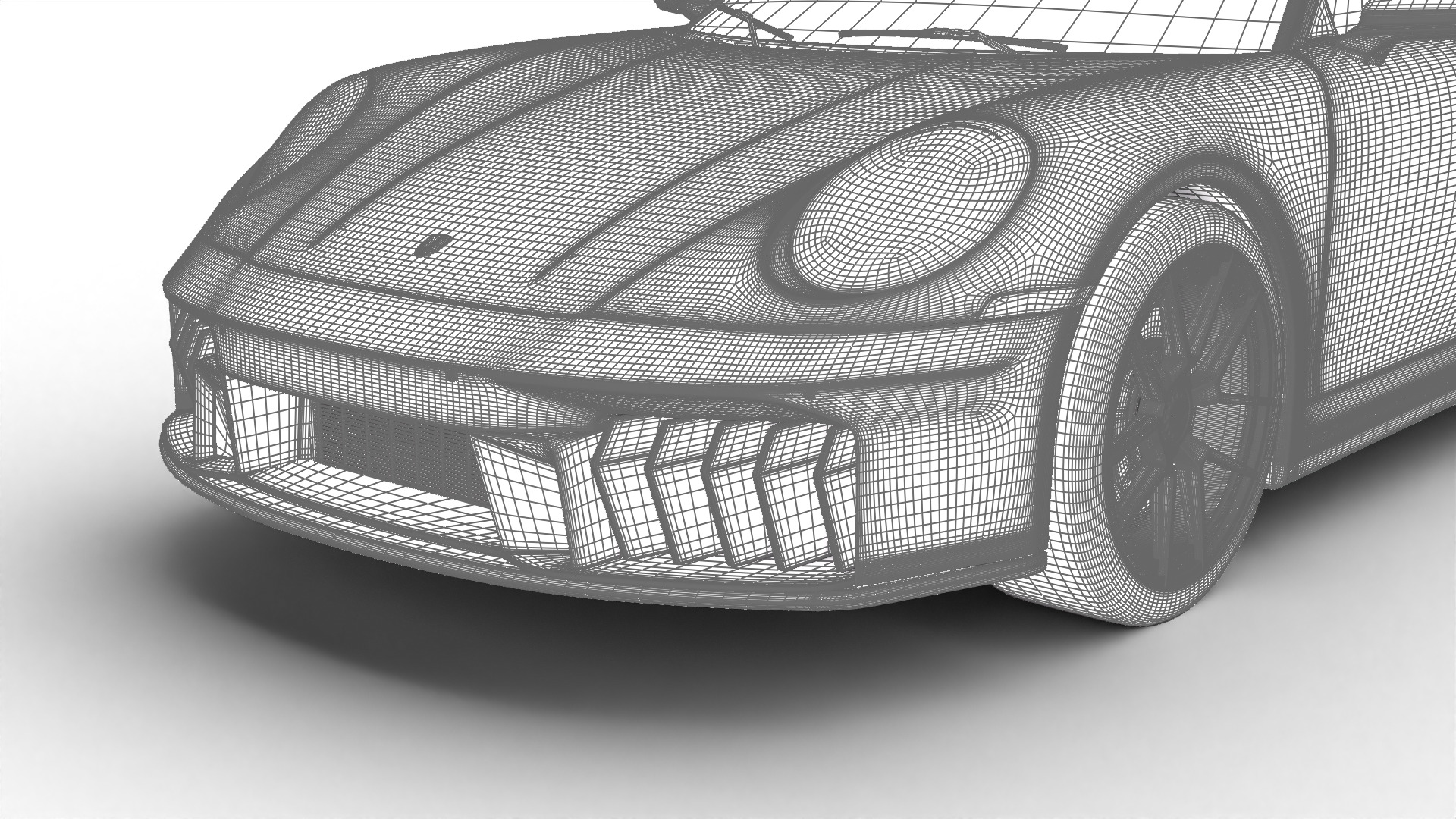Porsche 911 Carrera 4GTS 2025 3d model 3D model_32