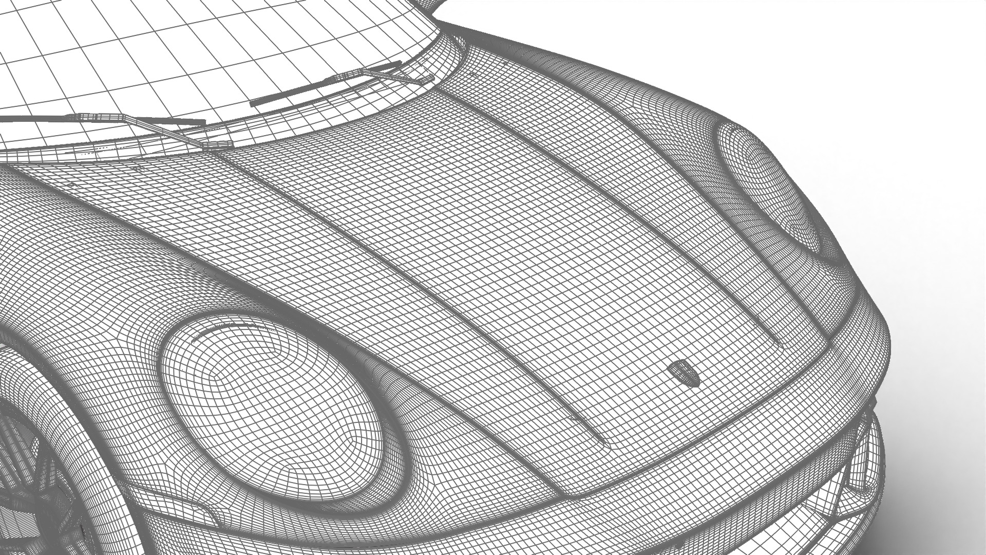 Porsche 911 Carrera 4GTS 2025 3d model 3D model_43