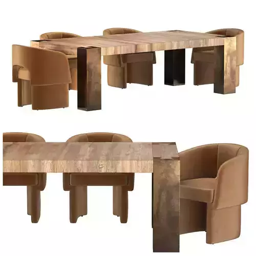Telluride Table Morrell Chair Dining set