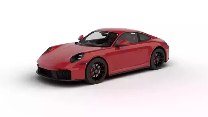 Porsche 911 Carrera 4GTS 2025 3d model 3D model