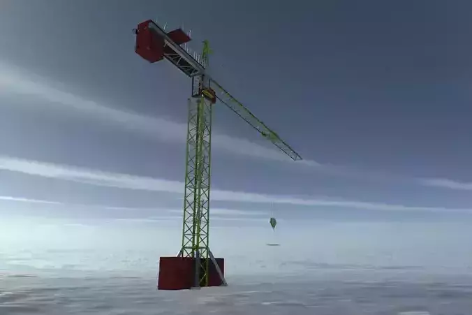Lifting Industrial Crane-Optimized for Unreal Engine And Unity