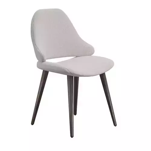 YEL Upholstered Boucle Dining Chair by Roche Bobois