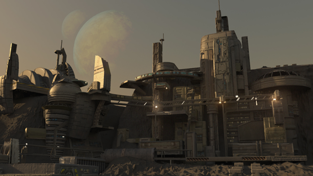 Planet Base  3D model_1