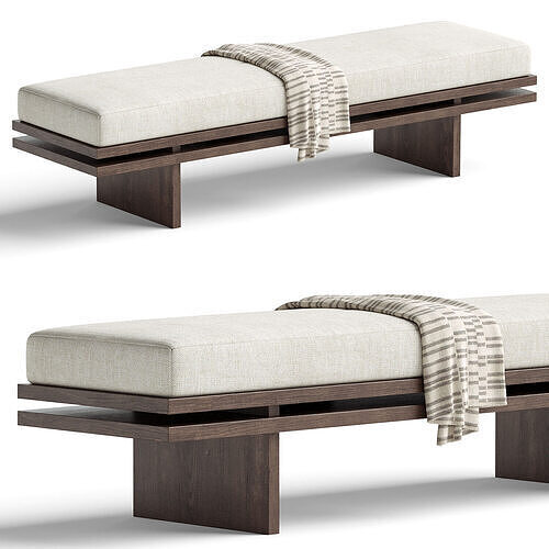 Bench Edo 3D model