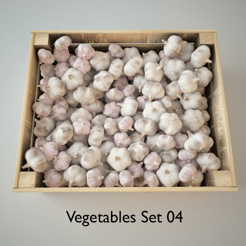 vegetables Set 04 3D model_1