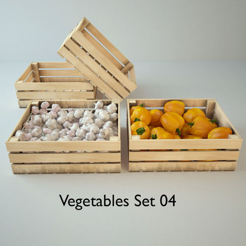 vegetables Set 04 3D model