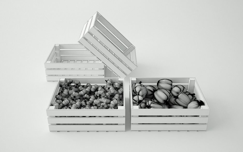 vegetables Set 04 3D model_3