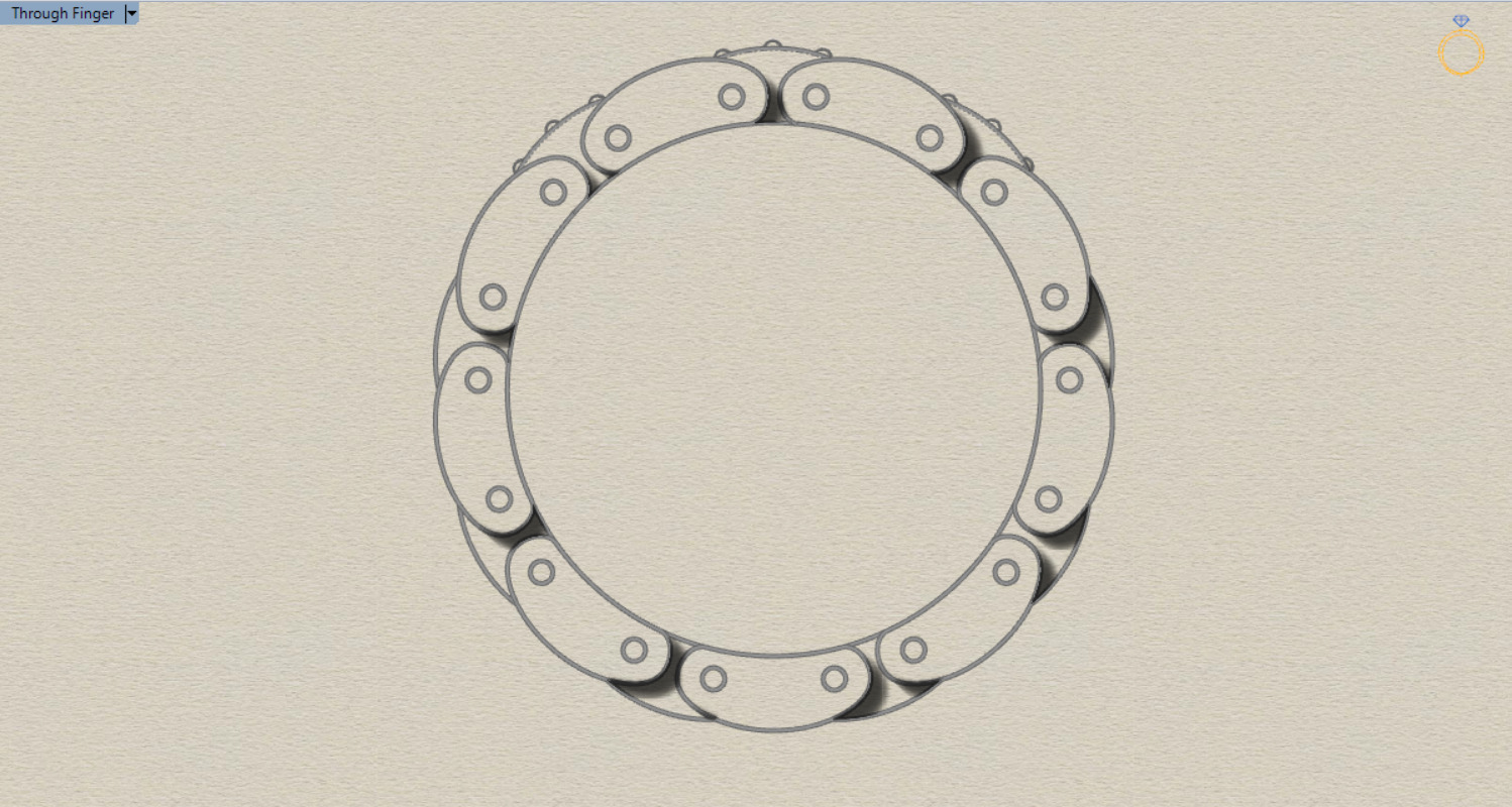 Luxury man Rolex design diamond ring model ring ror0019 3D print model_26