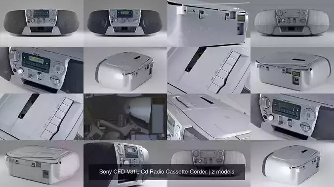 Sony CFD-V31L Cd Radio Cassette-Corder