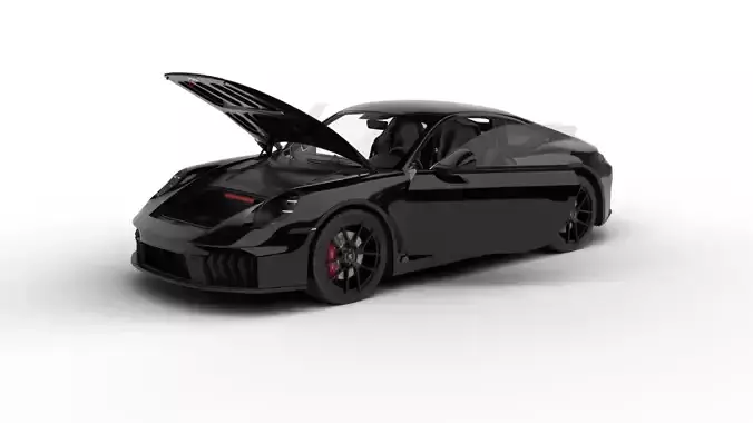 Porsche 911 Carrera 4GTS 2025 HQ 3d model