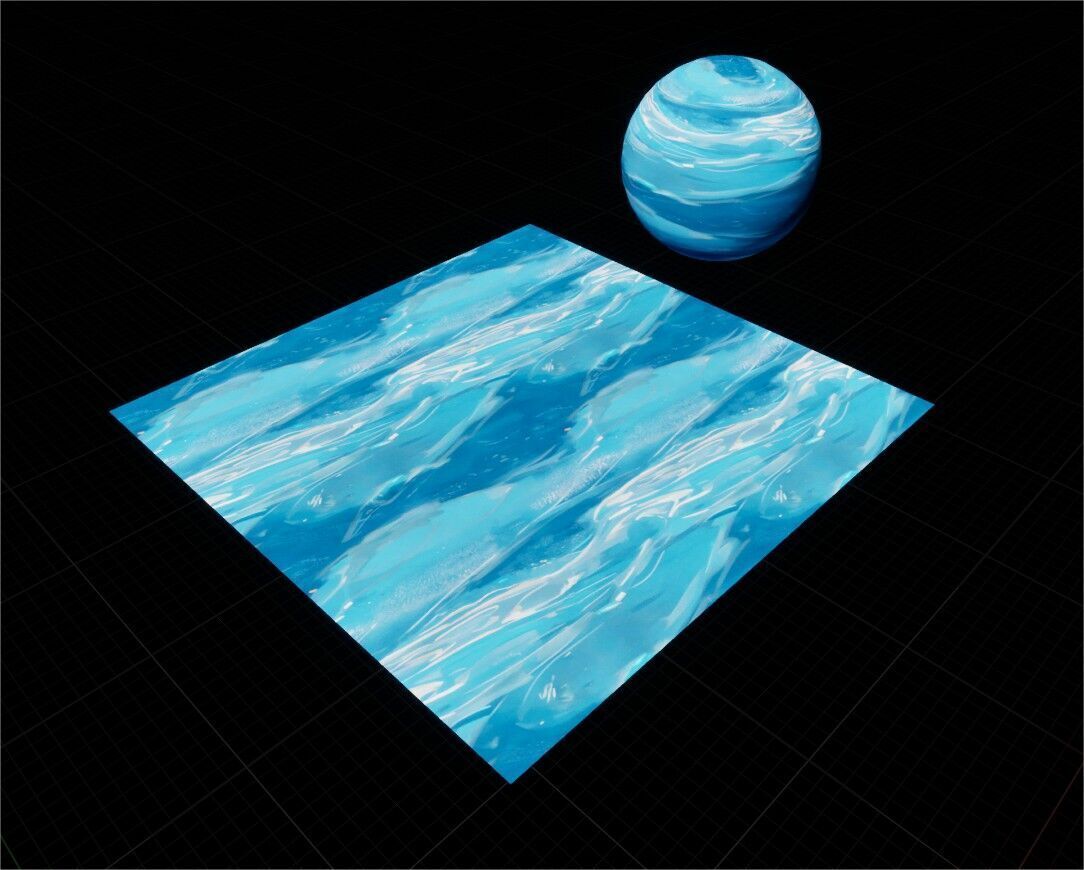 Game Ready PBR Stylized Water Materials Pack Texture_4