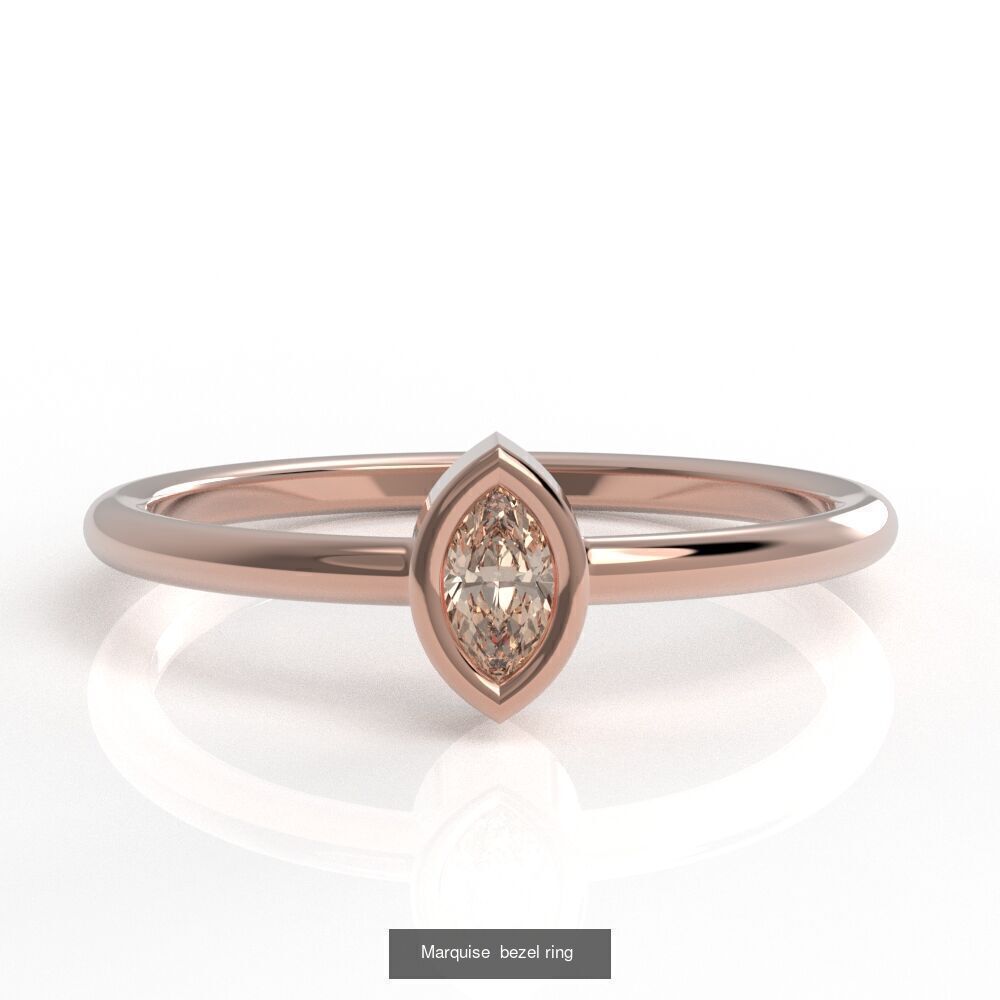 Diamonds in Harmony The Bezel Ring Collection _5