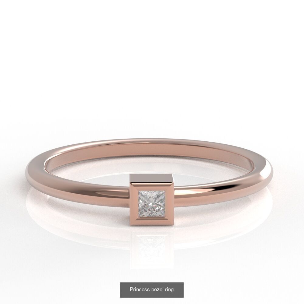 Diamonds in Harmony The Bezel Ring Collection _9