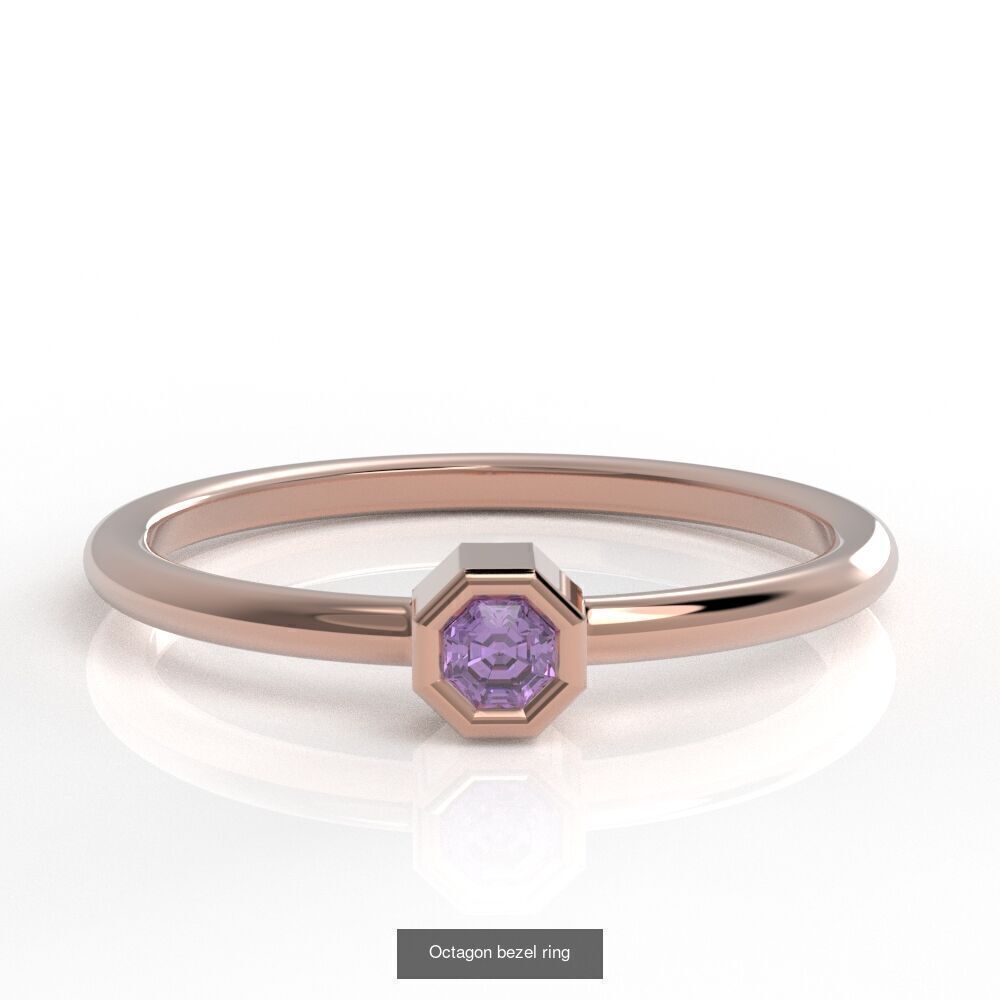 Diamonds in Harmony The Bezel Ring Collection _6