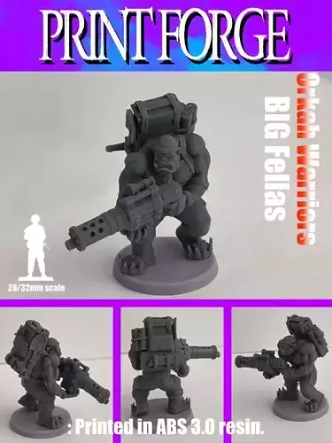 Orkah Warrior Mk4 Big Fella  3D print model
