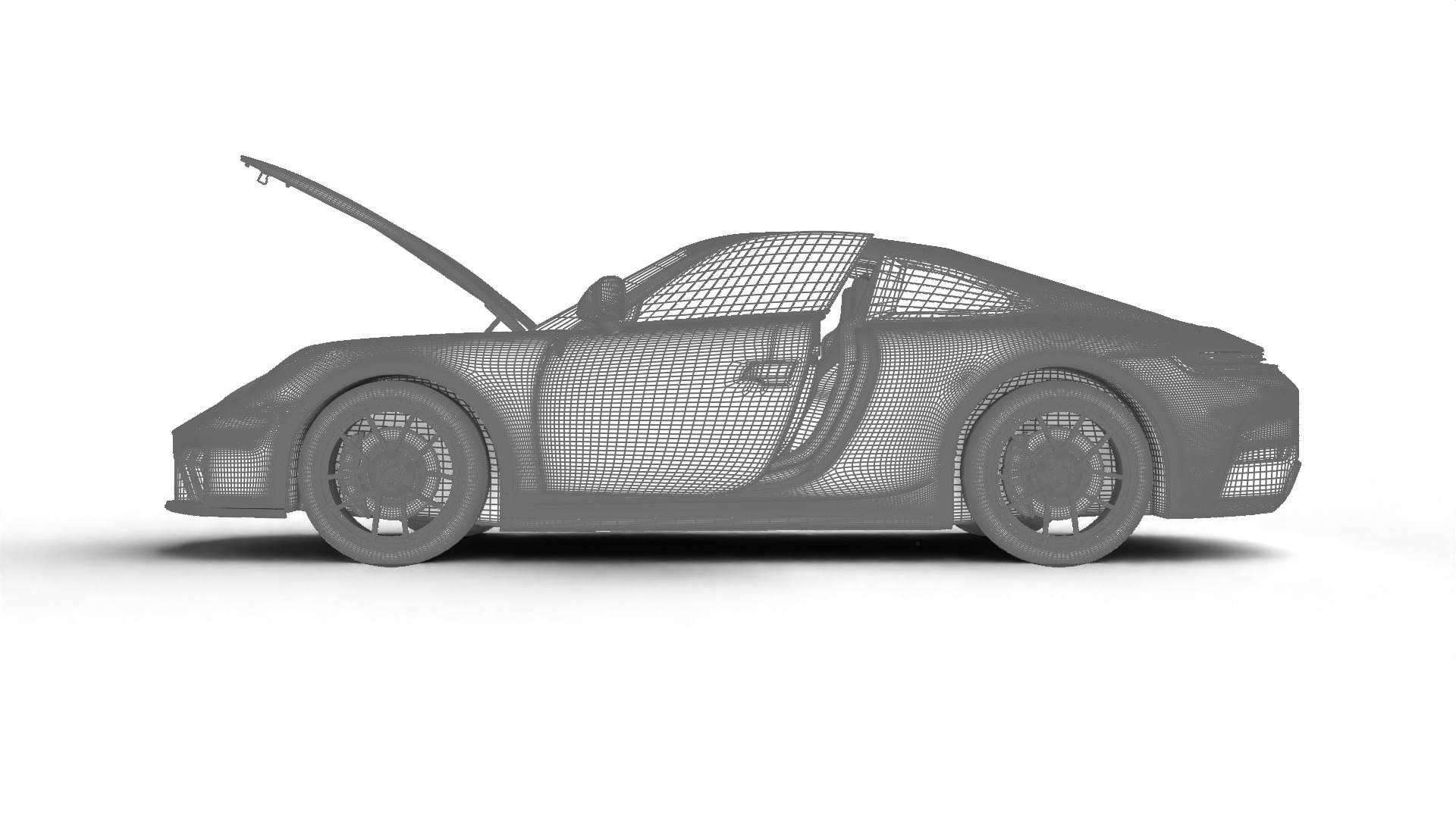 Porsche 911 Carrera 4GTS 2025 HQ 3d model 3D model_35