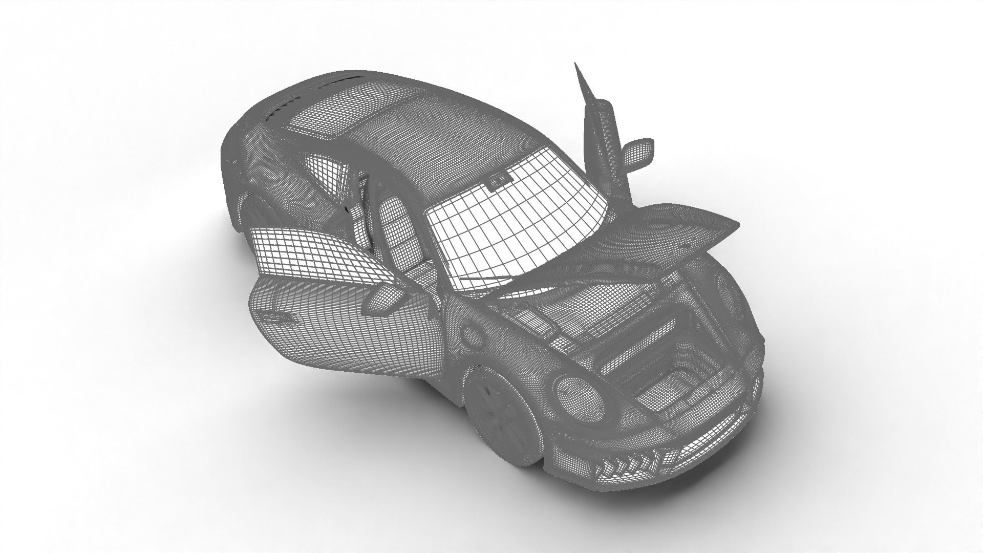 Porsche 911 Carrera 4GTS 2025 HQ 3d model 3D model_33