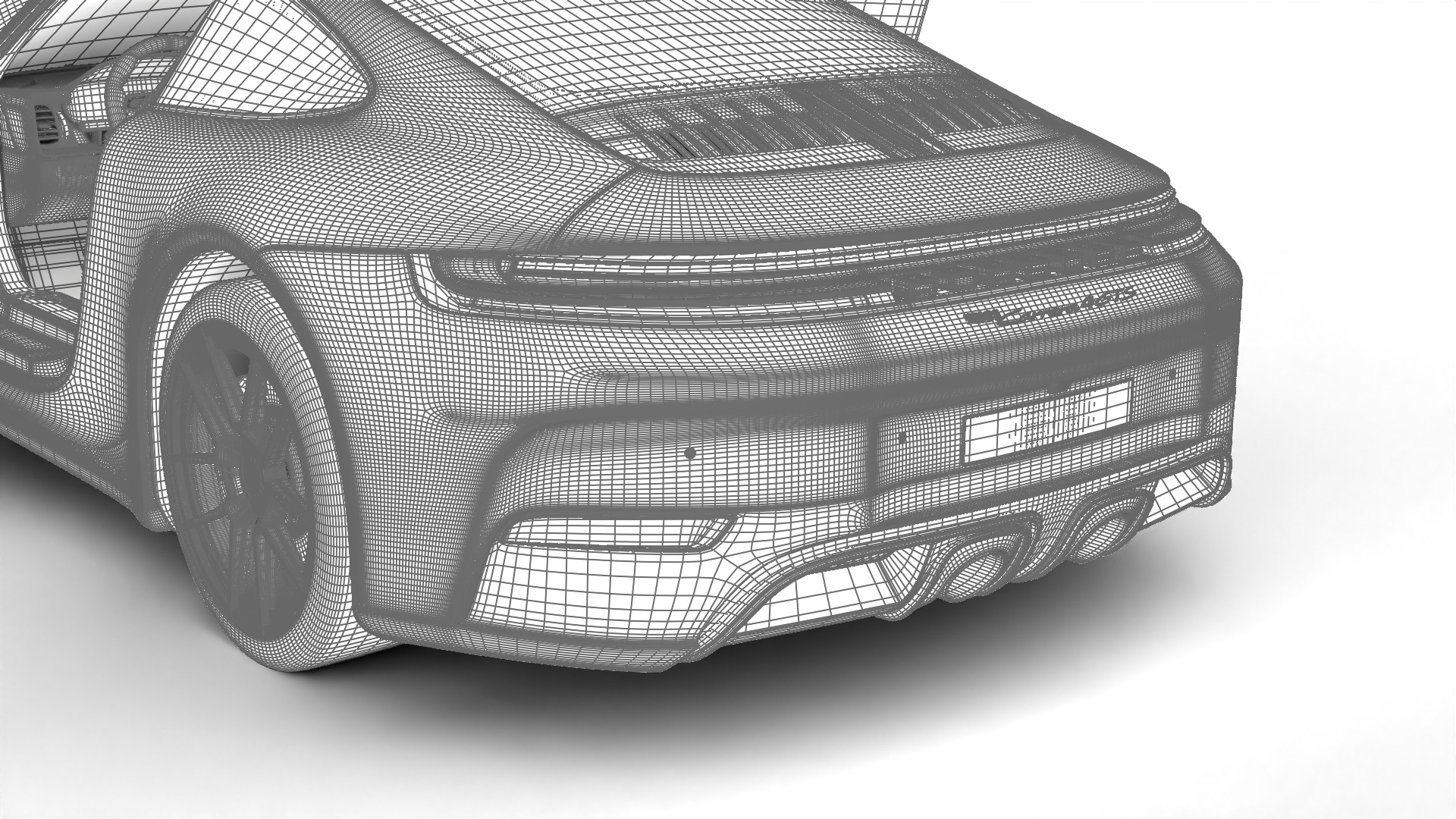 Porsche 911 Carrera 4GTS 2025 HQ 3d model 3D model_28