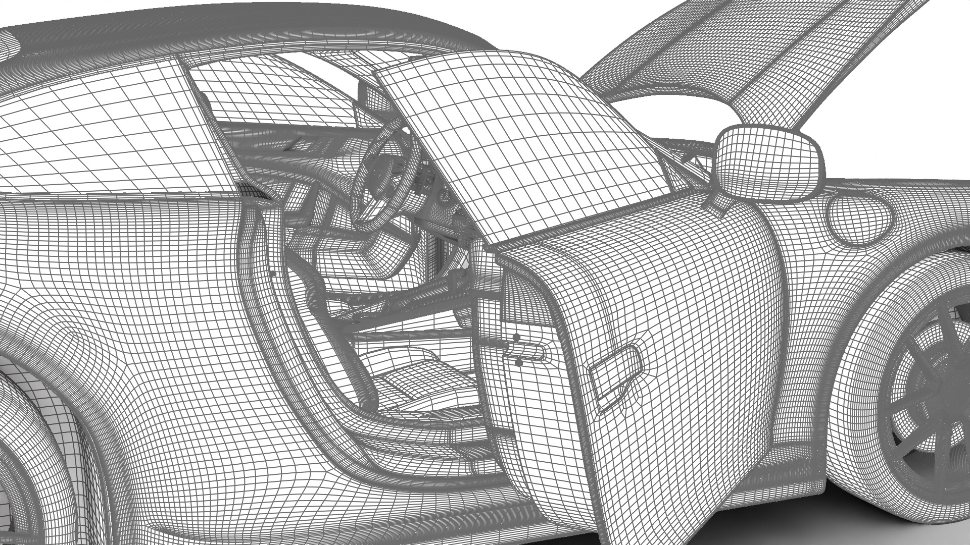 Porsche 911 Carrera 4GTS 2025 HQ 3d model 3D model_32