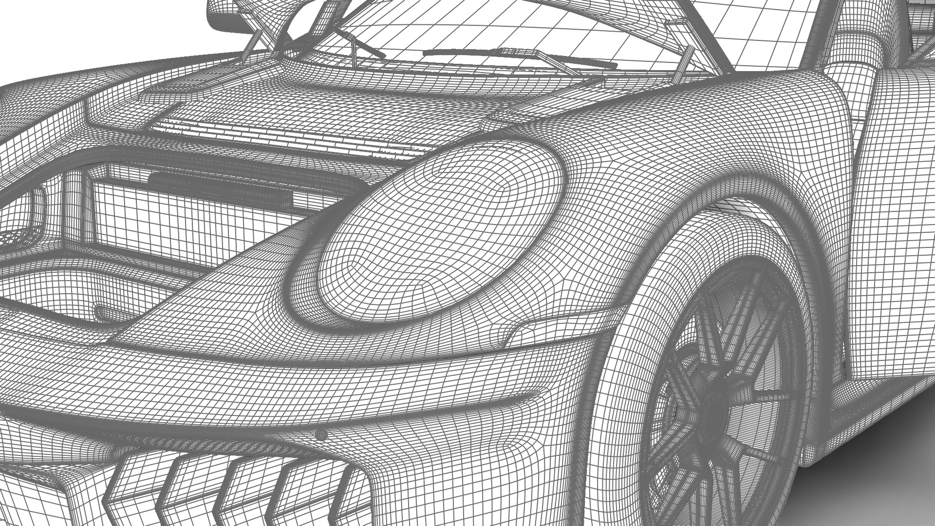 Porsche 911 Carrera 4GTS 2025 HQ 3d model 3D model_41