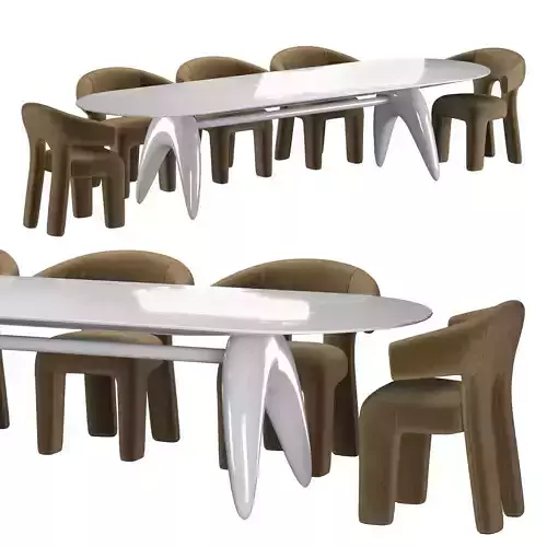 Coming over table Frey Dining Chair SET