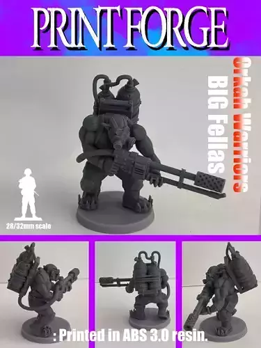 Orkah Warrior Mk7 Big Fella 3D print model