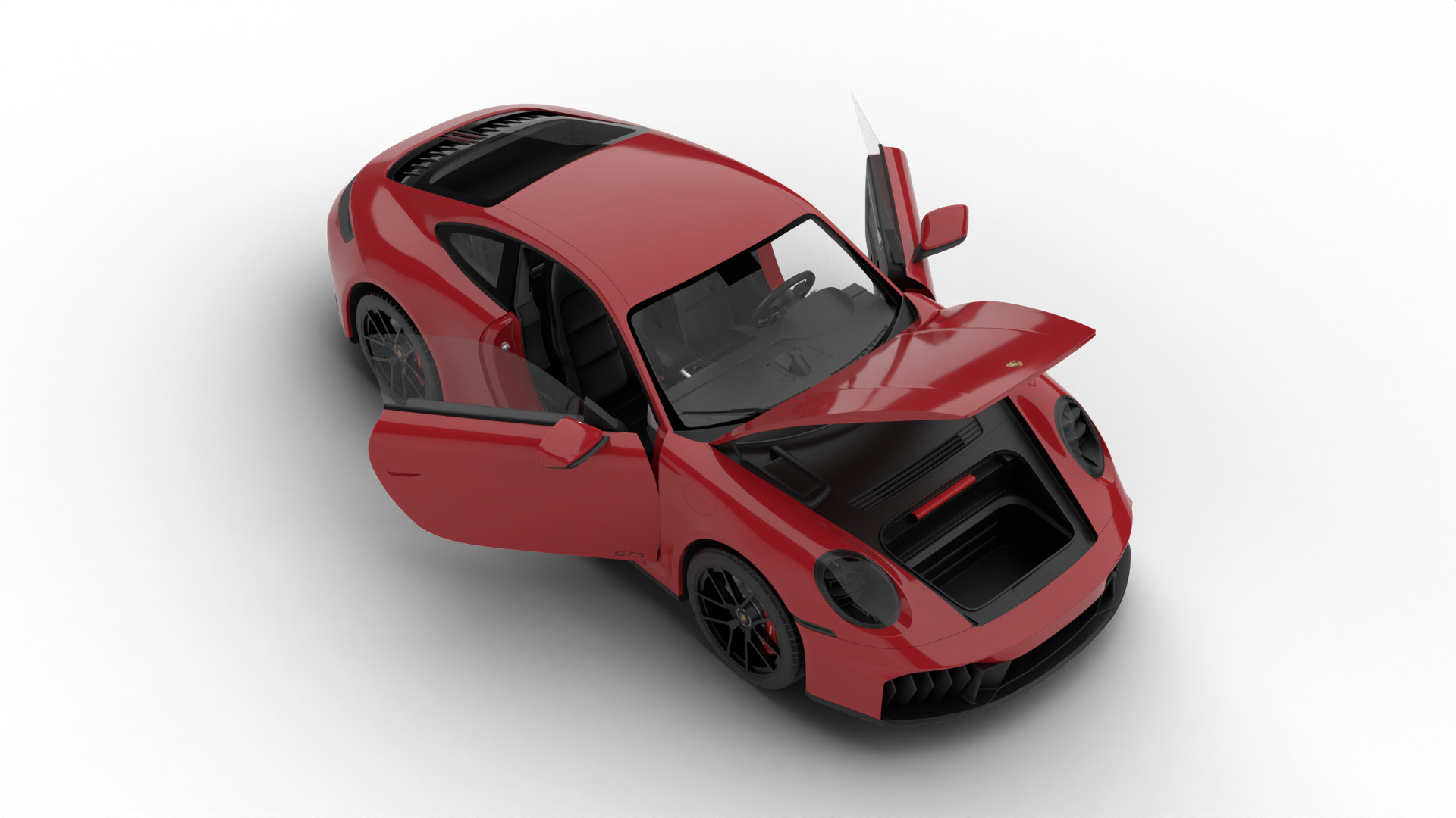 Porsche 911 Carrera 4GTS 2025 HQ 3d model 3D model_8