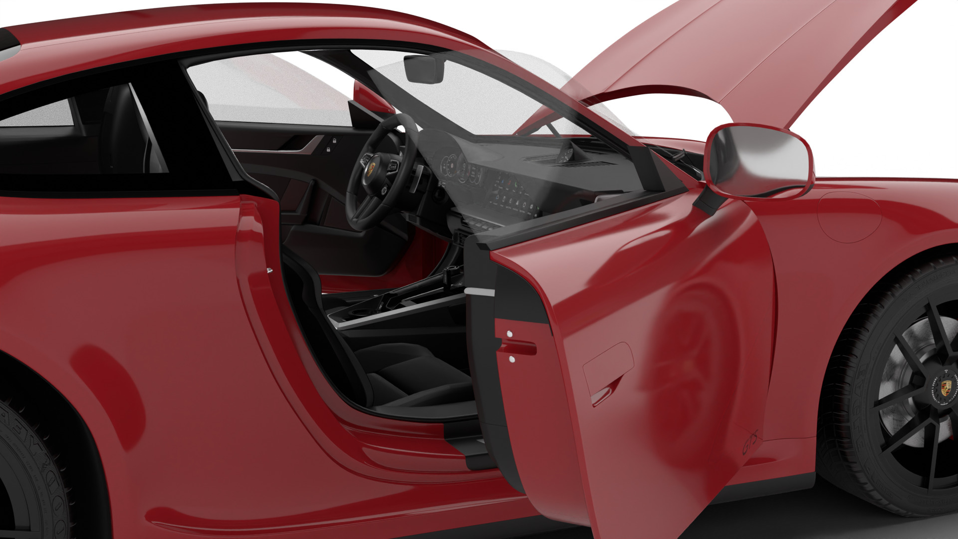 Porsche 911 Carrera 4GTS 2025 HQ 3d model 3D model_7