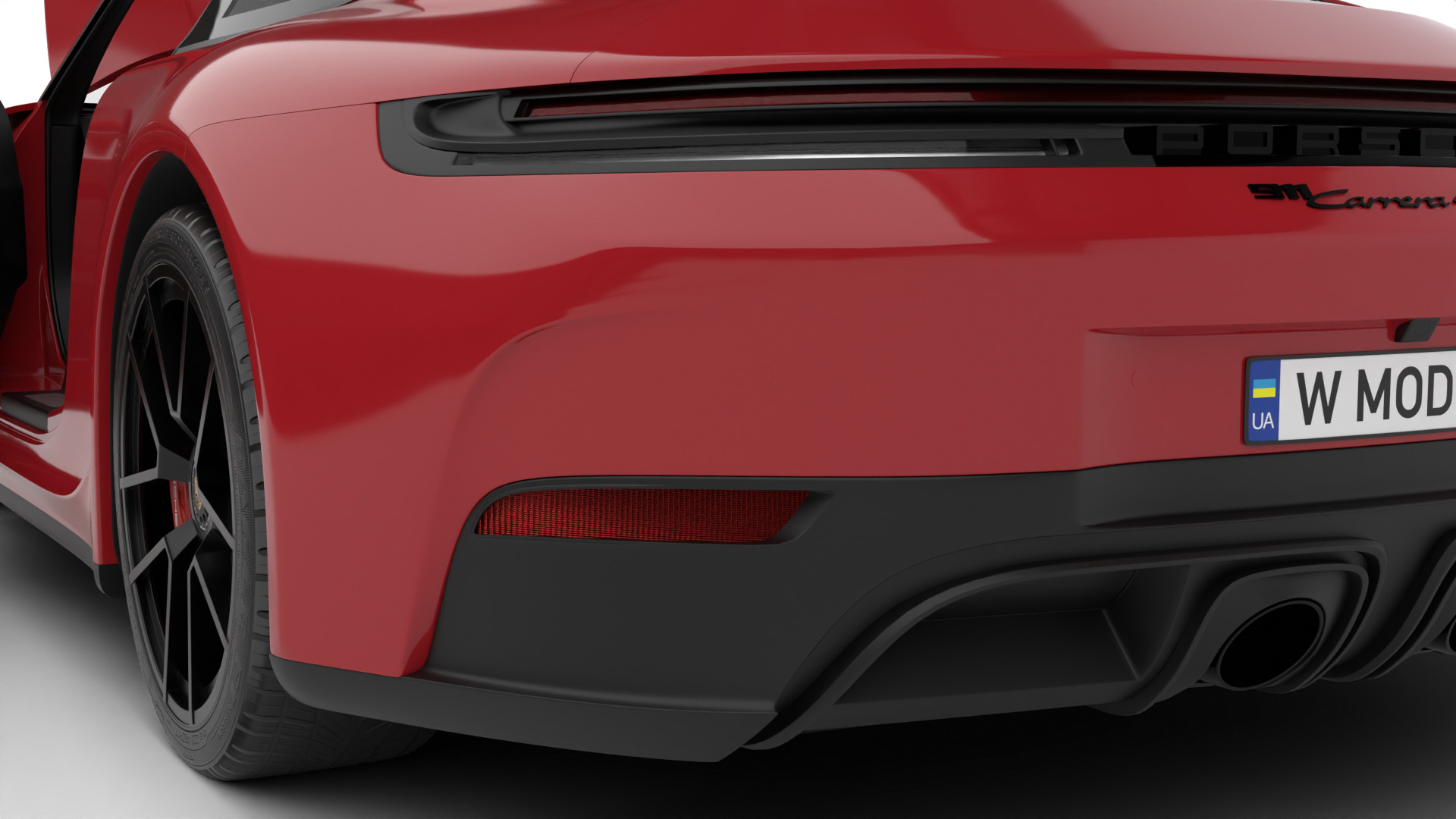 Porsche 911 Carrera 4GTS 2025 HQ 3d model 3D model_14