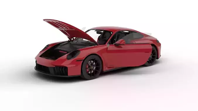 Porsche 911 Carrera 4GTS 2025 HQ 3d model