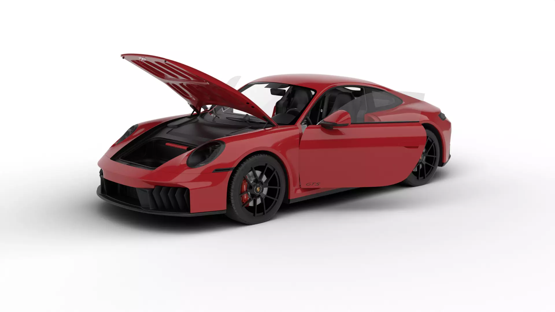 Porsche 911 Carrera 4GTS 2025 HQ 3d model 3D model_0