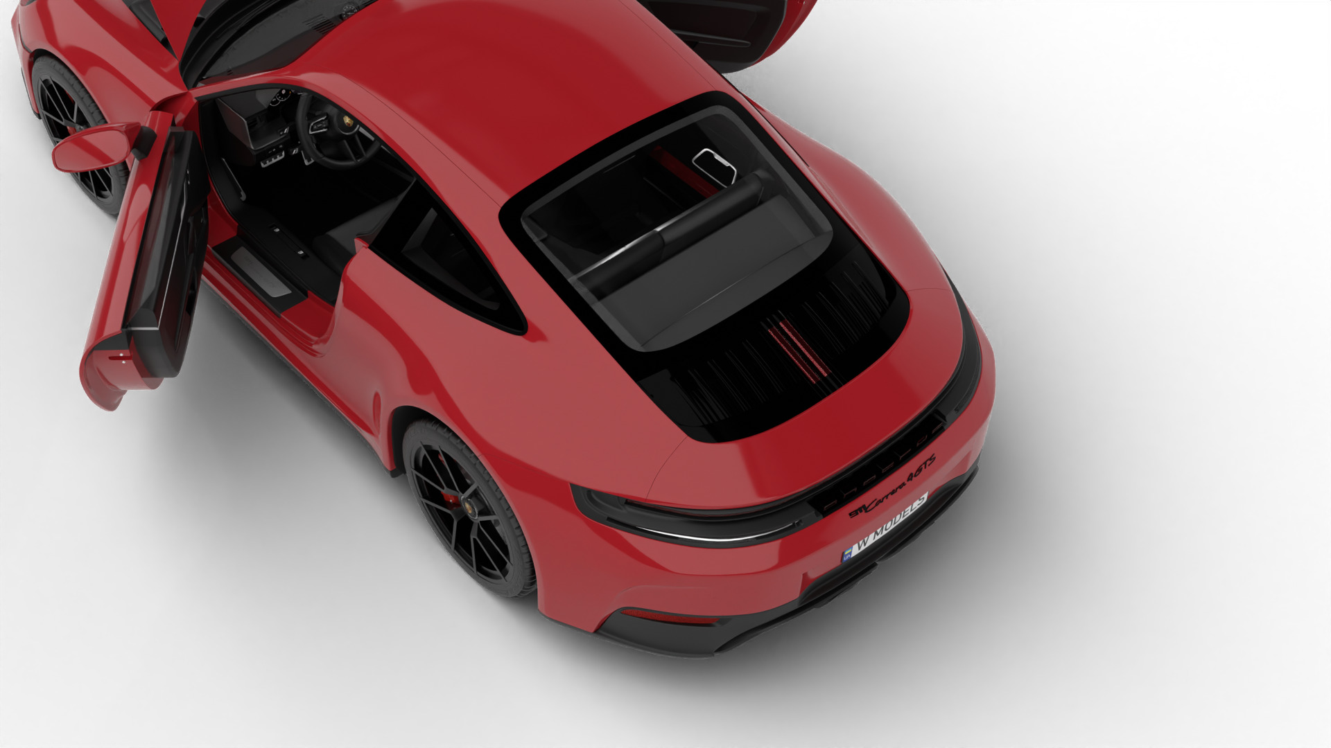 Porsche 911 Carrera 4GTS 2025 HQ 3d model 3D model_9