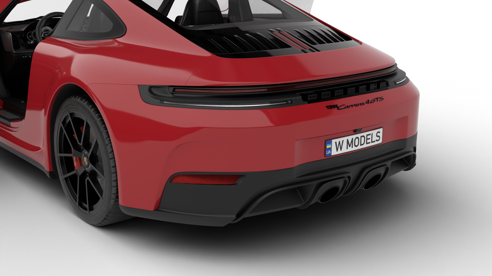 Porsche 911 Carrera 4GTS 2025 HQ 3d model 3D model_3